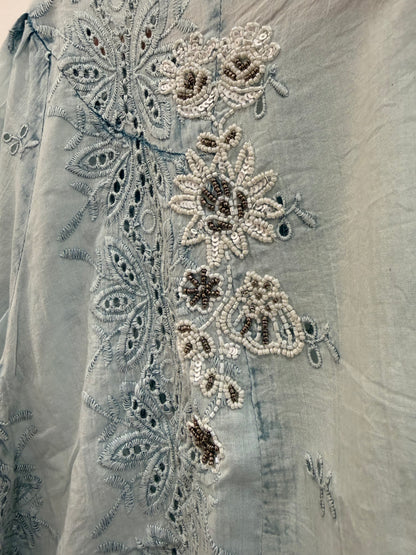 The Vintage Belle Embroidery Eyelet Top