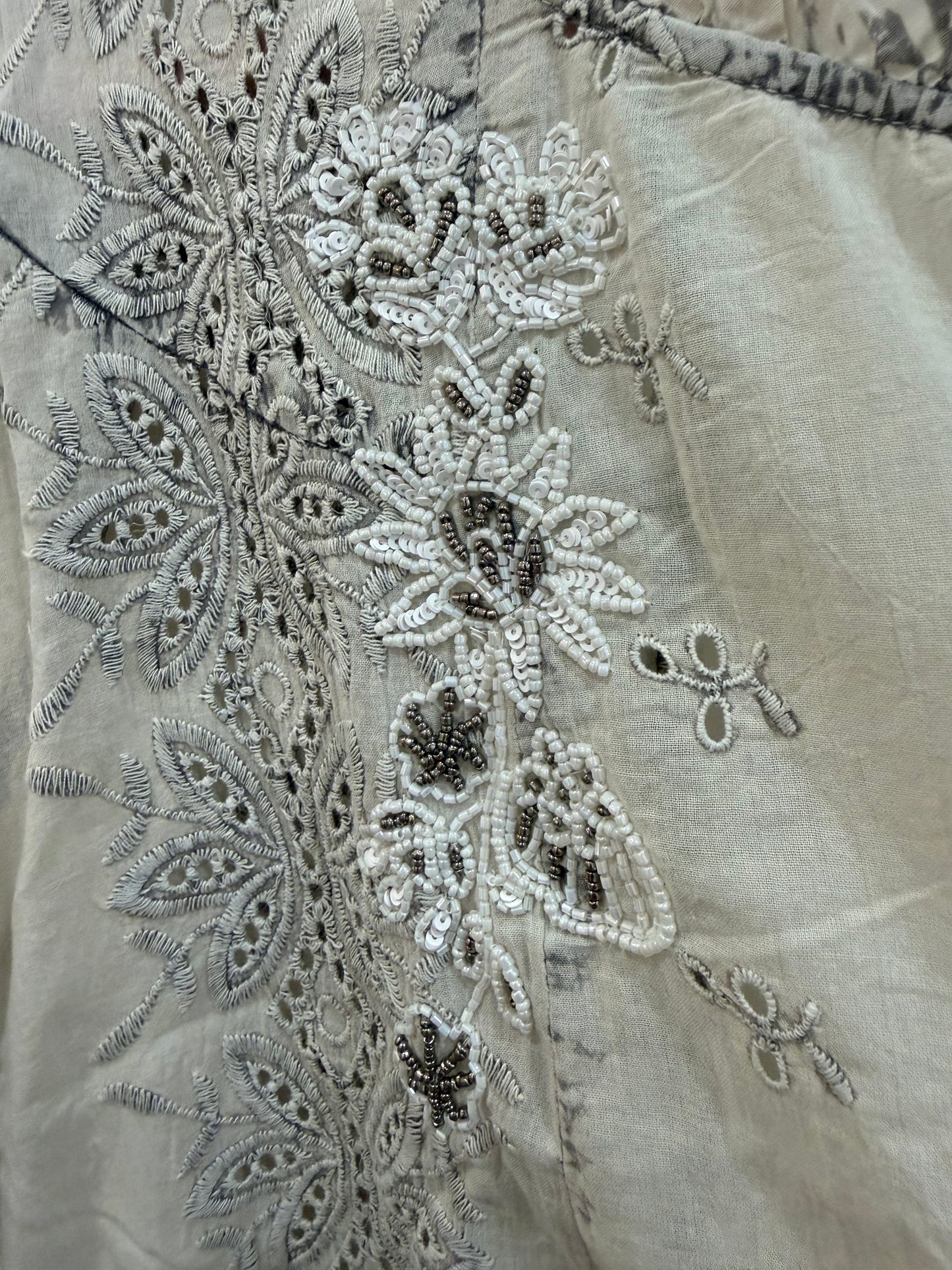 The Vintage Belle Embroidery Eyelet Top