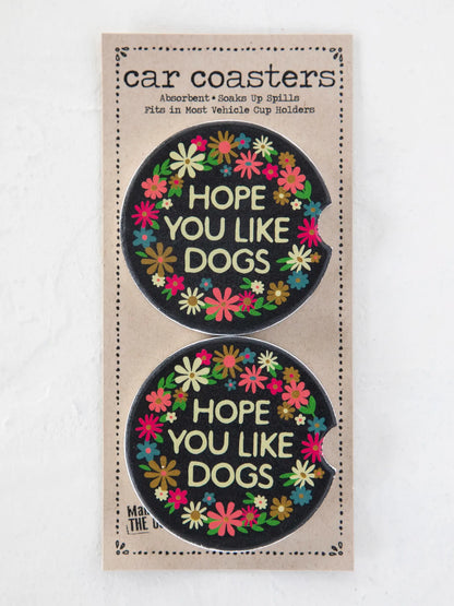 Natural Life Car Coasters