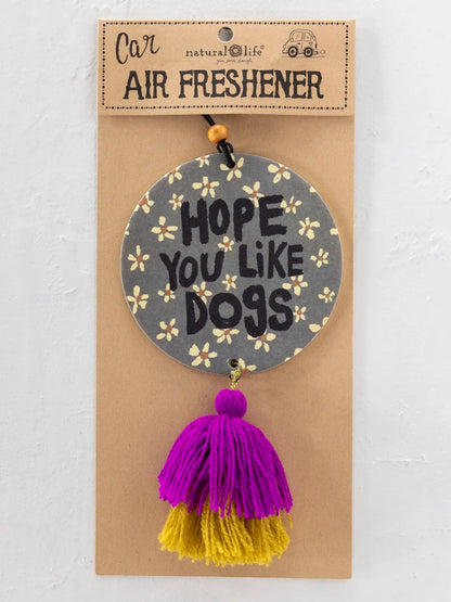 Natural Life Like Dogs Car Air Freshener