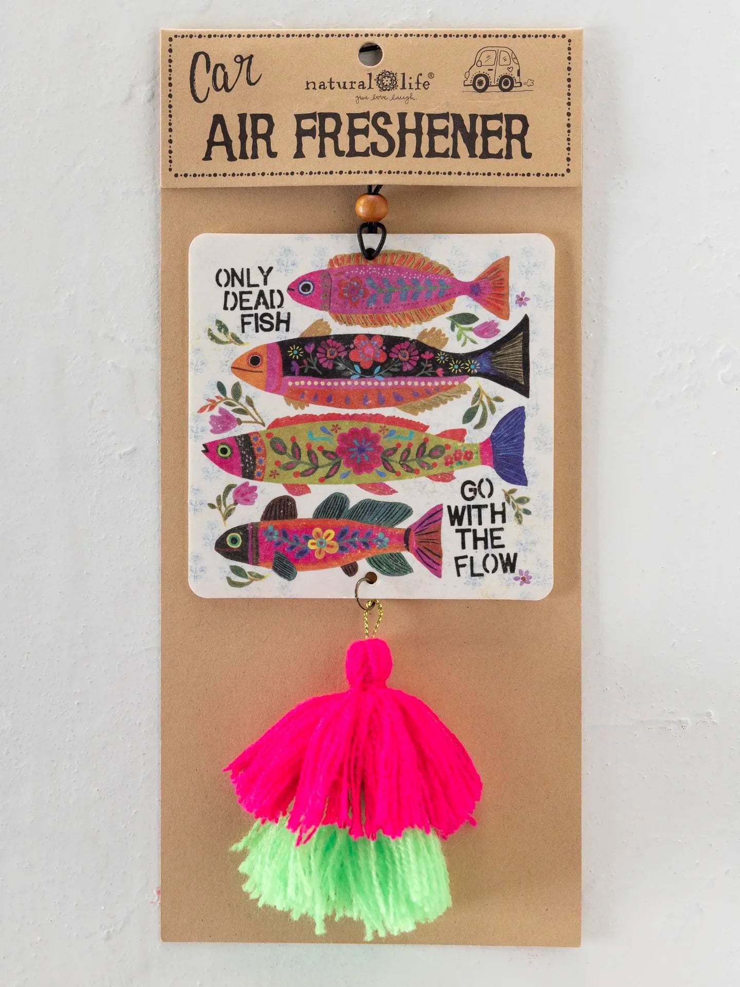 Natural Life Dead Fish Car Air Freshener