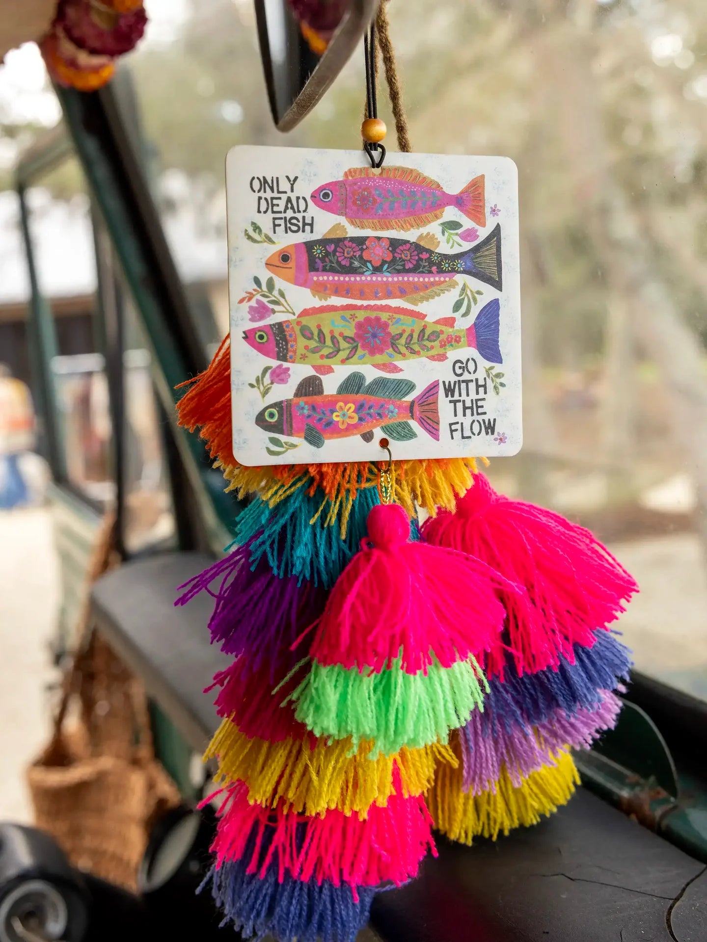 Natural Life Dead Fish Car Air Freshener