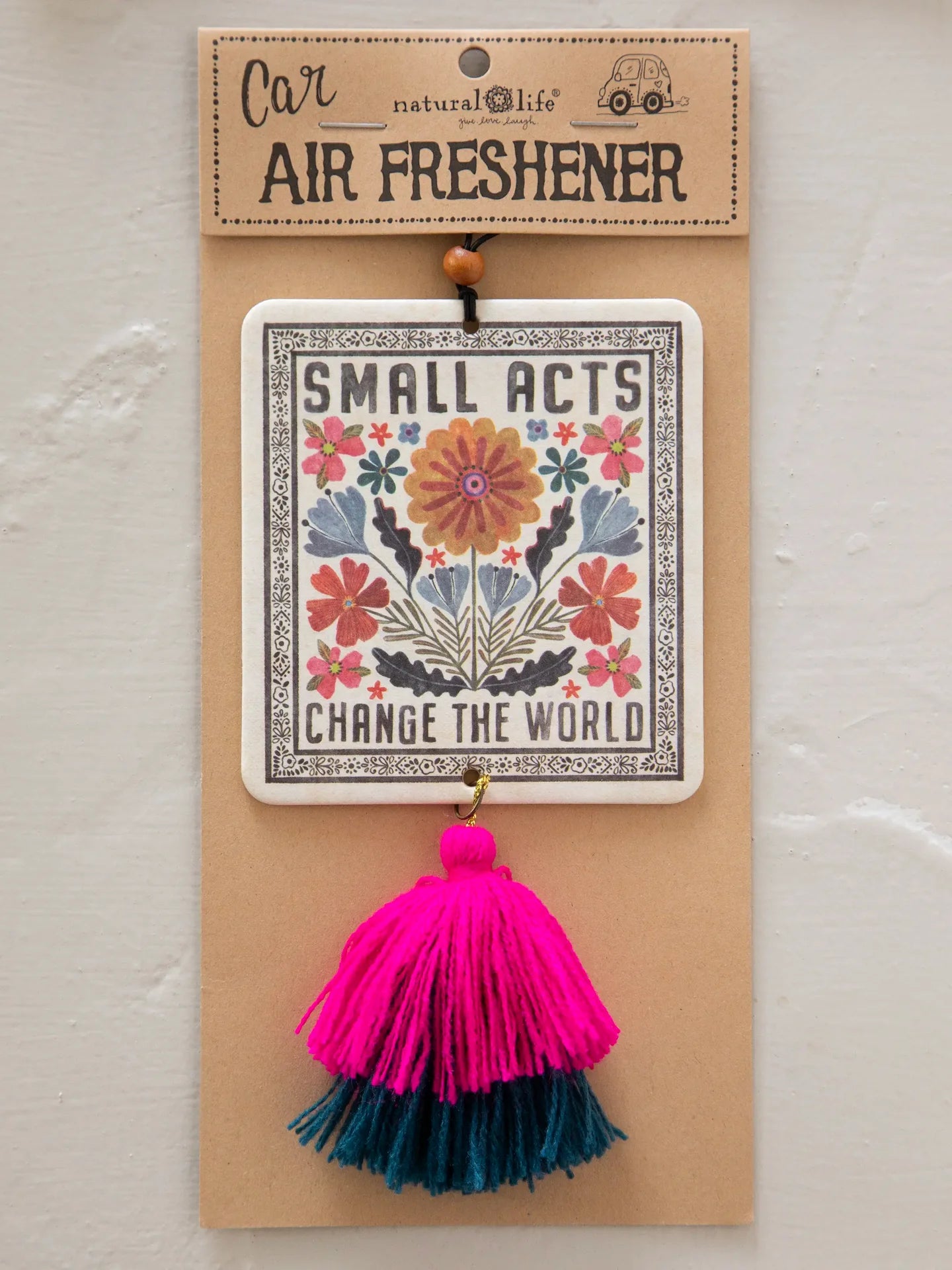 Natural Life Acts Car Air Freshener