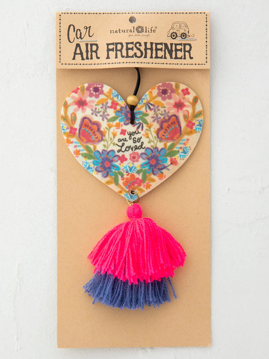 Natural Life Heart Car Air Freshener