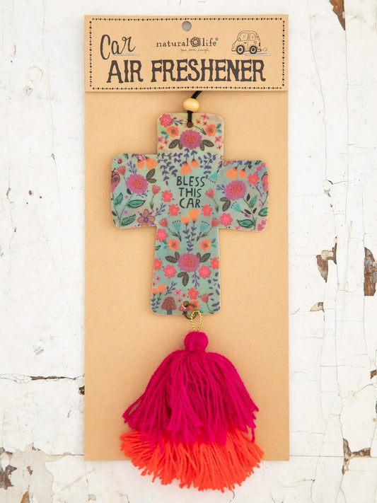 Natural Life Cross Car Air Freshener