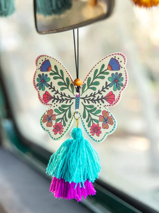 Natural Life Butterfly Car Air Freshener
