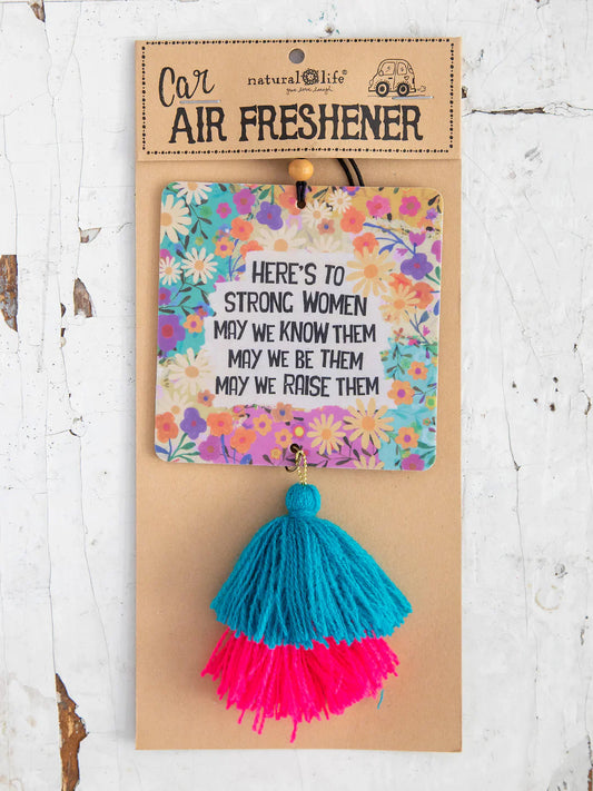 Natural Life Strong Women Car Air Freshener