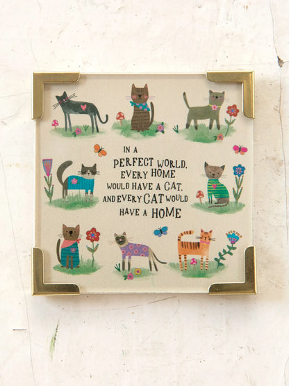 Natural Life Cat Magnet