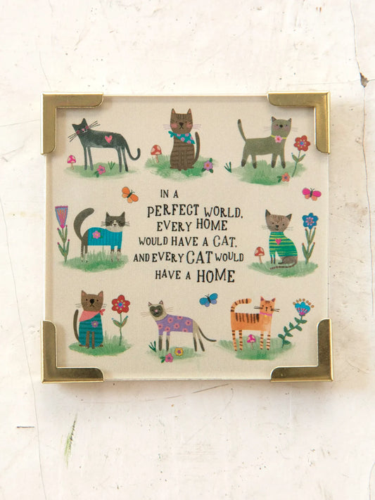 Natural Life Cat Magnet