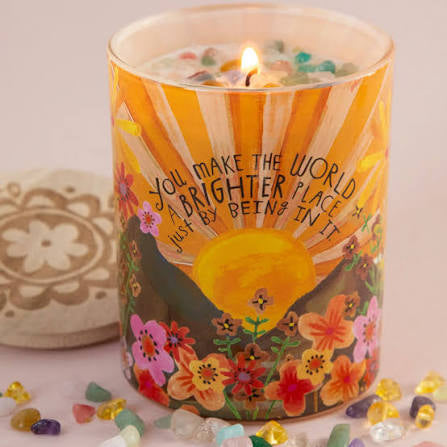 Natural Life Brighter Place Candle