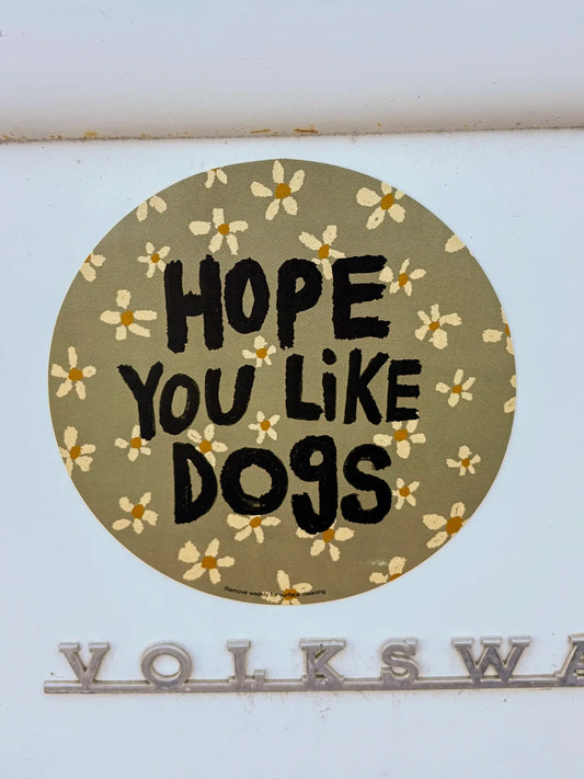 Natural Life Dog Dilemma Car Magnet