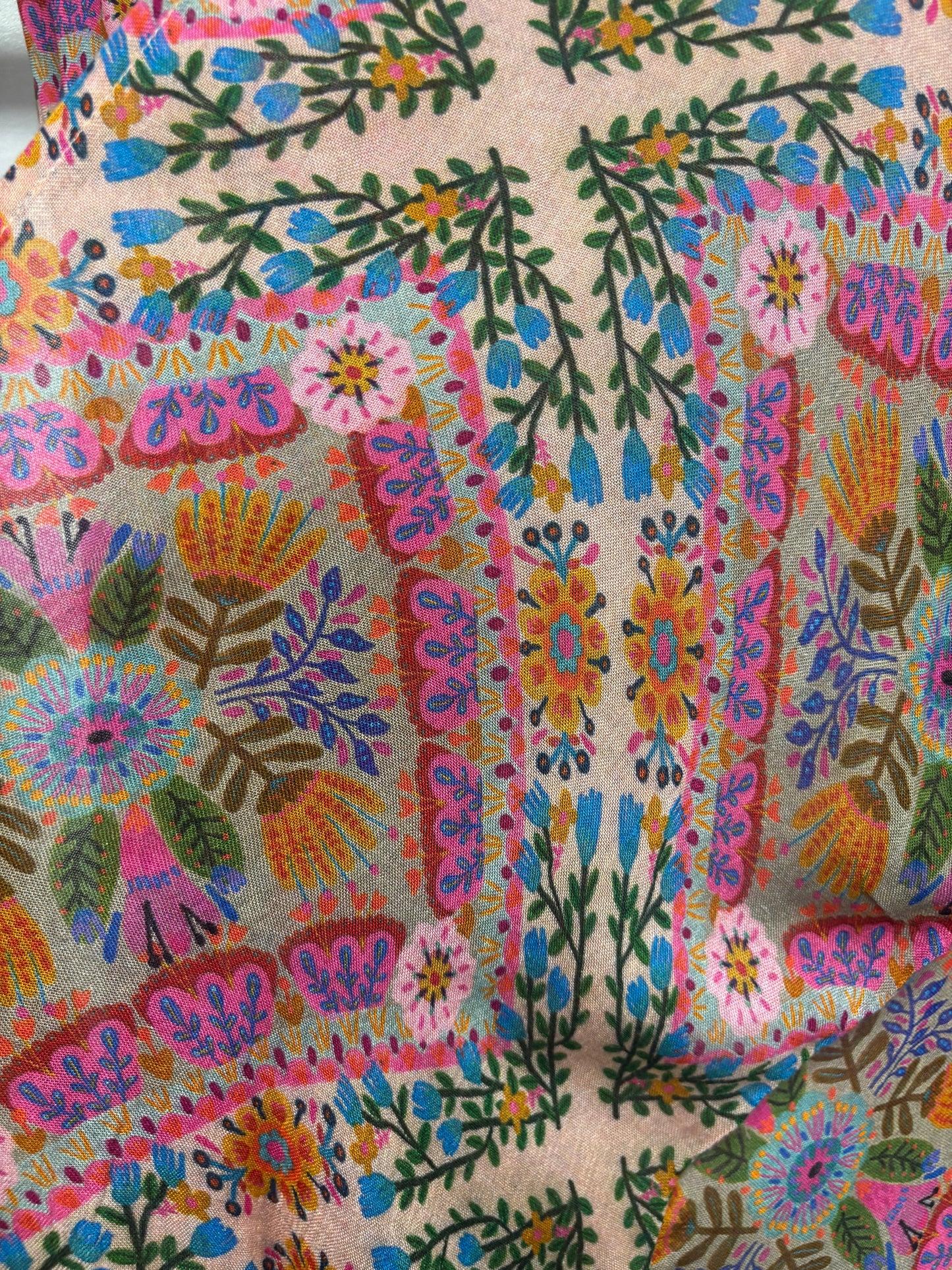 Natural Life Whispering Wisteria Kimono