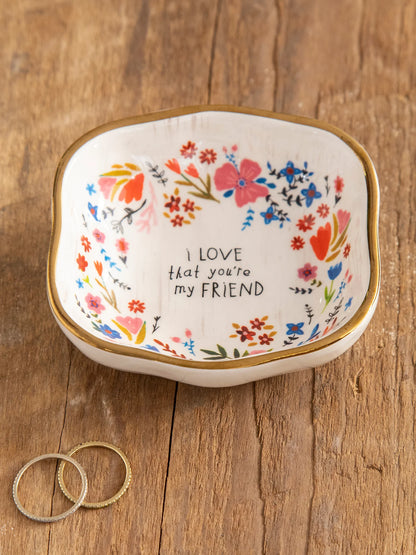 Natural Life  Friend Trinket Dish