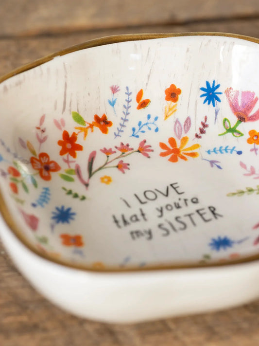 Natural Life Sister Trinket Dish