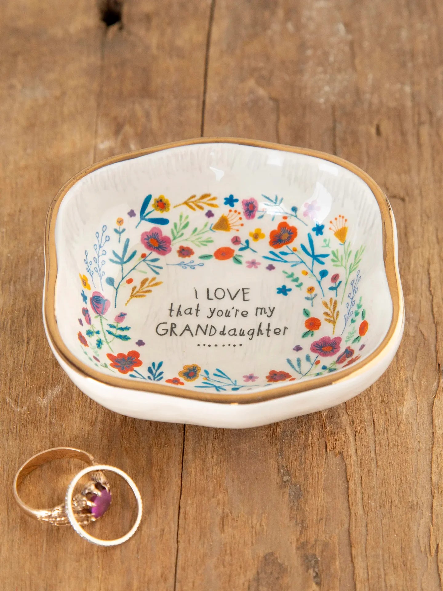 Natural Life Granddaughter Trinket Dish