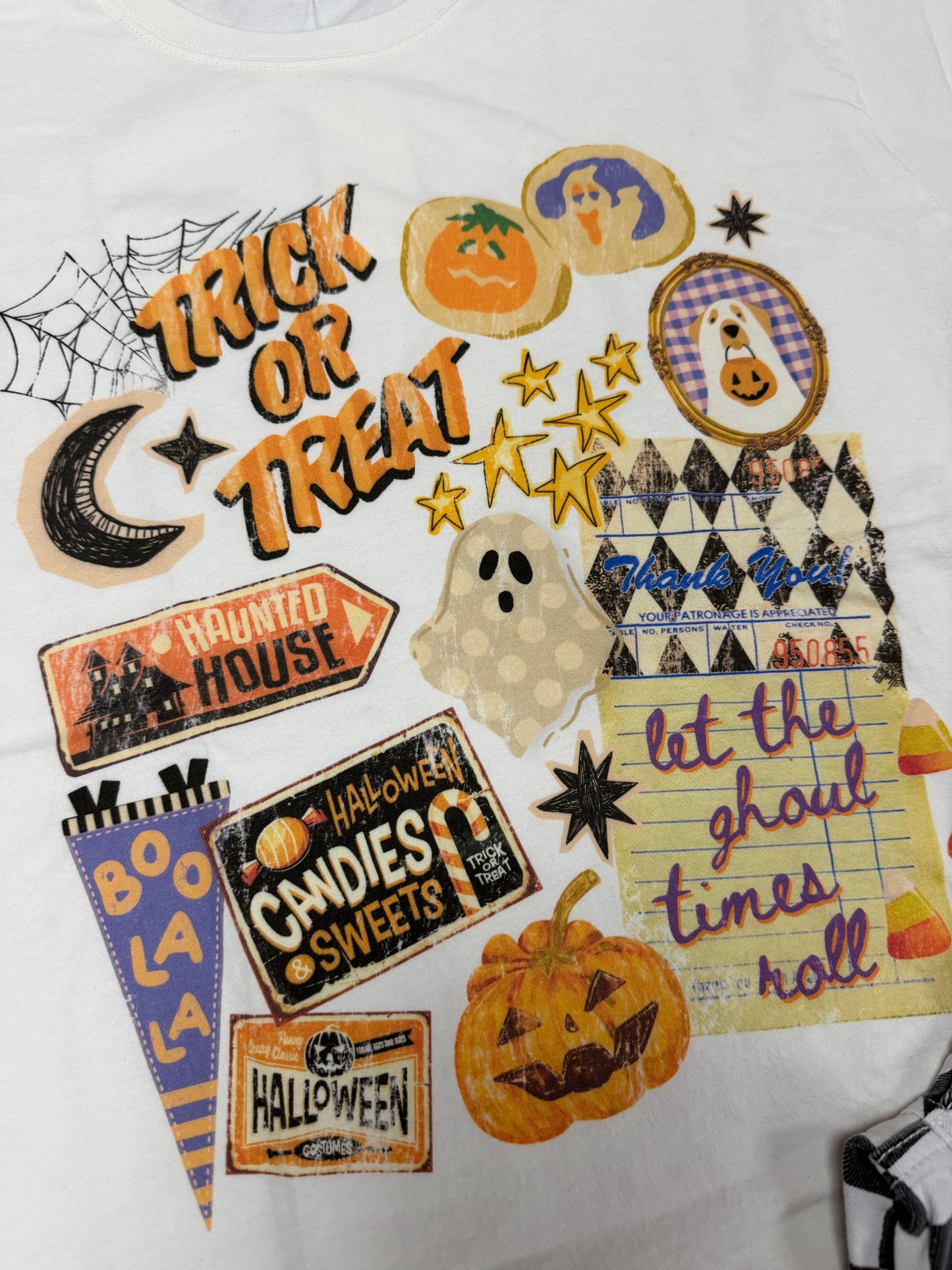 Vintage Halloween Collage Tee