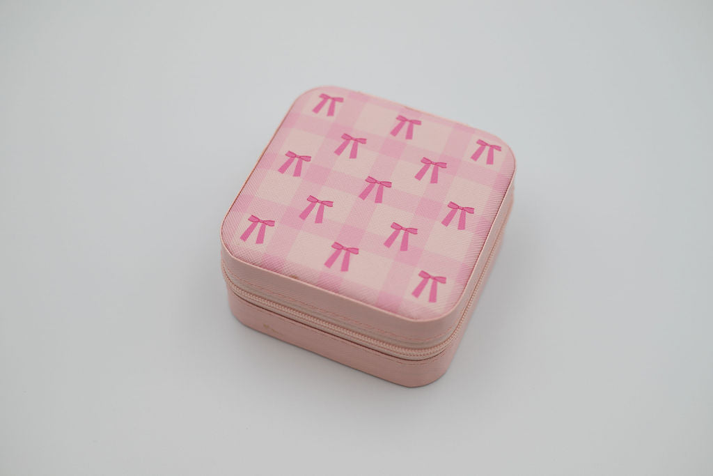 Pink Bow Jewelry Box
