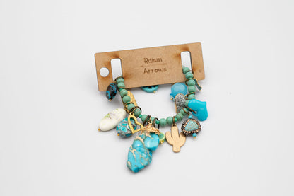 Turquoise Charm Bracelet