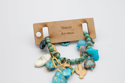 Turquoise Charm Bracelet