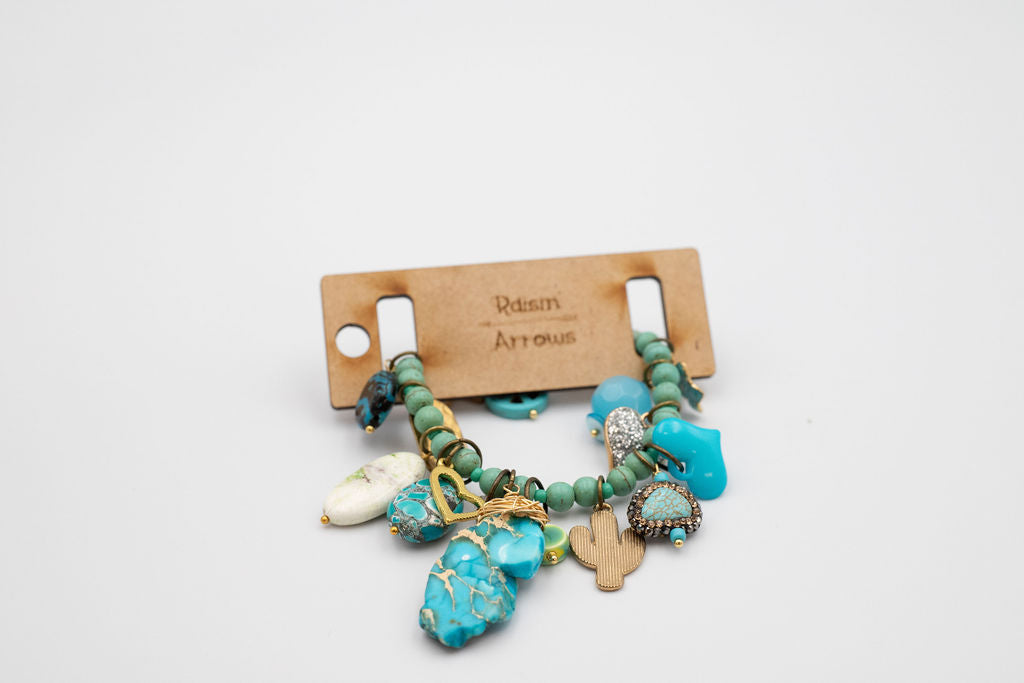 Turquoise Charm Bracelet