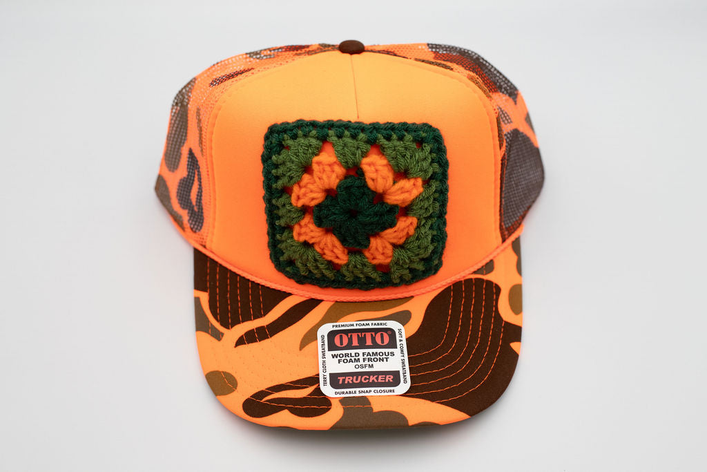 Granny Square Hunters Hat