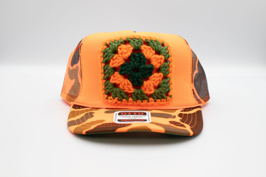 Granny Square Hunters Hat
