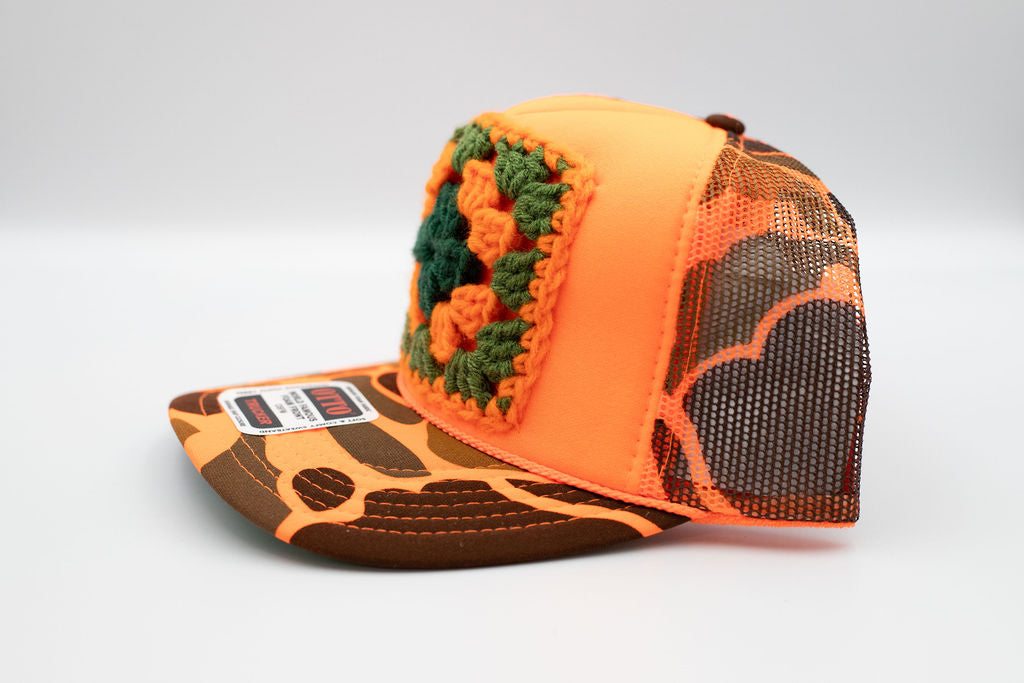Granny Square Hunters Hat