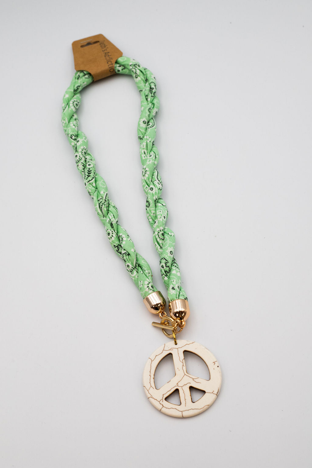 Peace Out Bandana Necklace