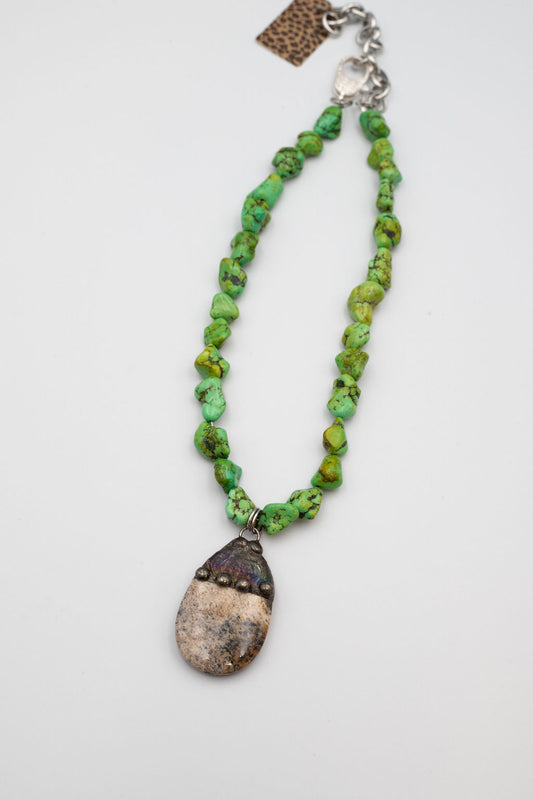 Green Green Grass Necklace