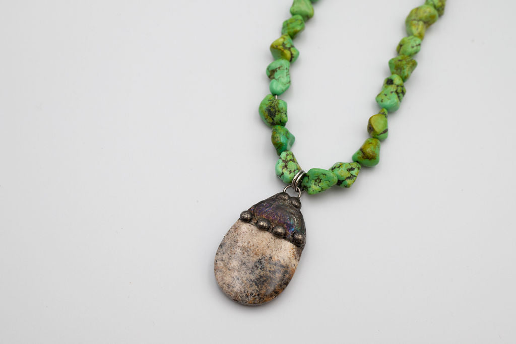 Green Green Grass Necklace