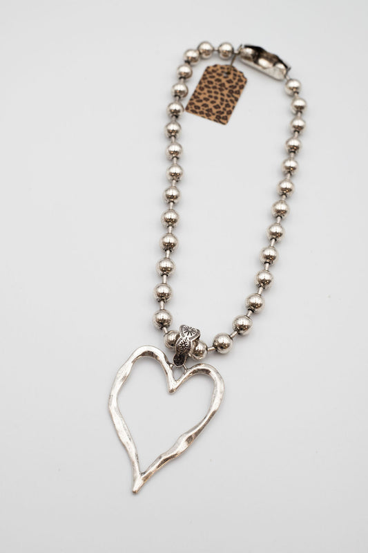 Heart of Steel Necklace