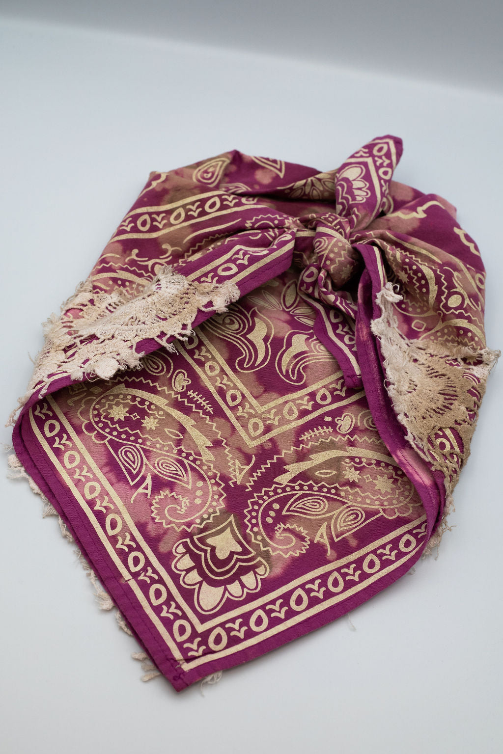 Hand Painted Bandana Scarf