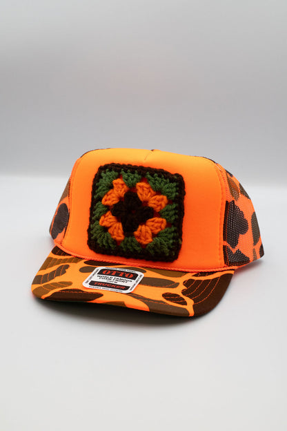 Granny Square Hunters Hat