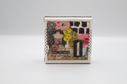 Vintage Postcard Wooden Blocks