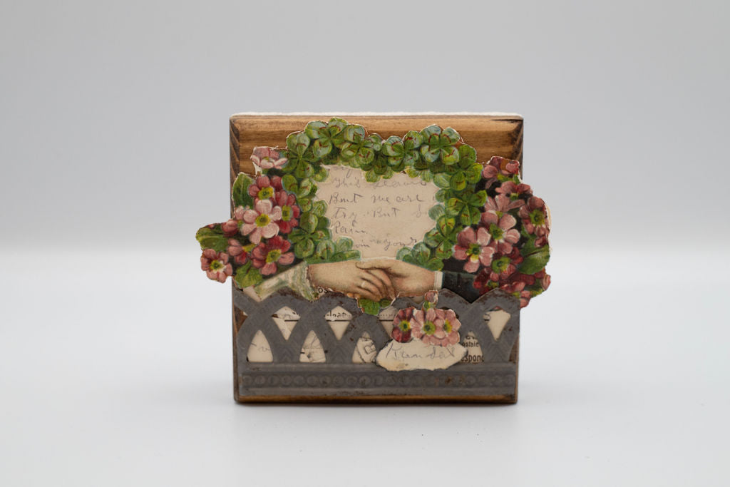 Vintage Postcard Wooden Blocks