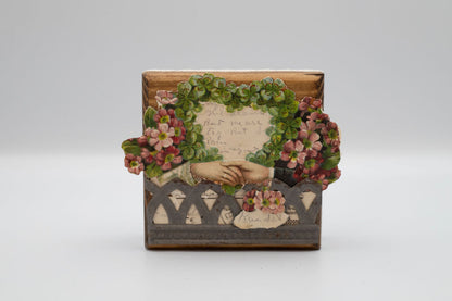 Vintage Postcard Wooden Blocks