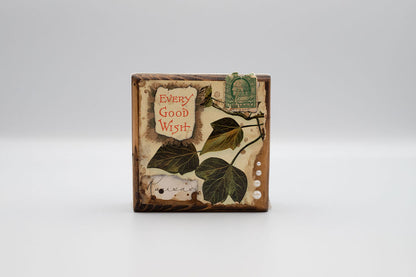 Vintage Postcard Wooden Blocks