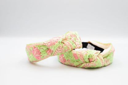 Floral Embroidered Headband