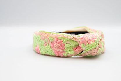 Floral Embroidered Headband