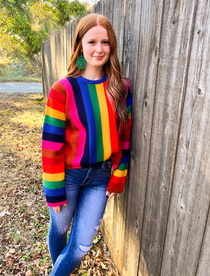 Reading Rainbows Sweater