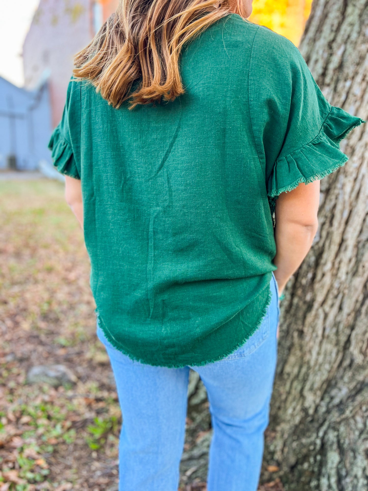 Tweety Linen Top (3 colors)