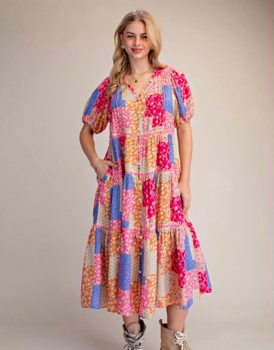 Patchwork Princess Dress