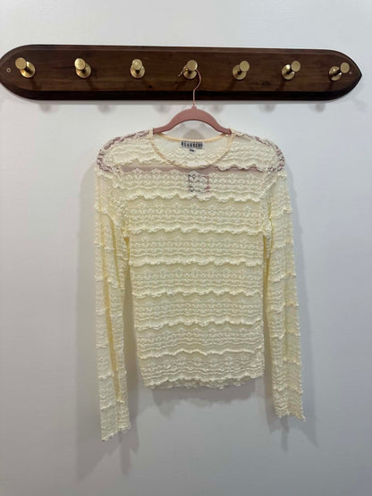 Darling Vintage Lace Mesh Top