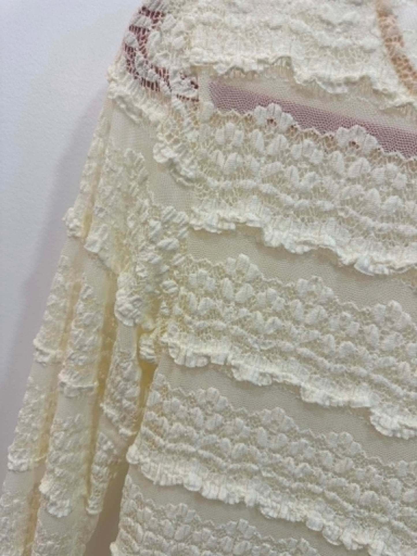 Darling Vintage Lace Mesh Top