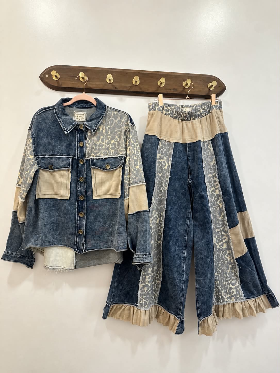 Cheetah Denim Dreams Jacket and Bottoms