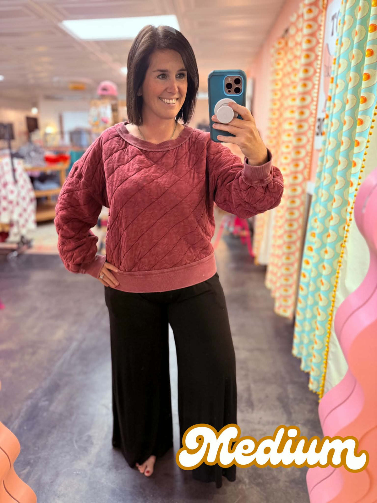 Sweater Weather Quilted Pullover