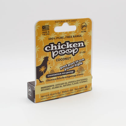 Chicken Poop® COCONUT Lip Balm - All Natural