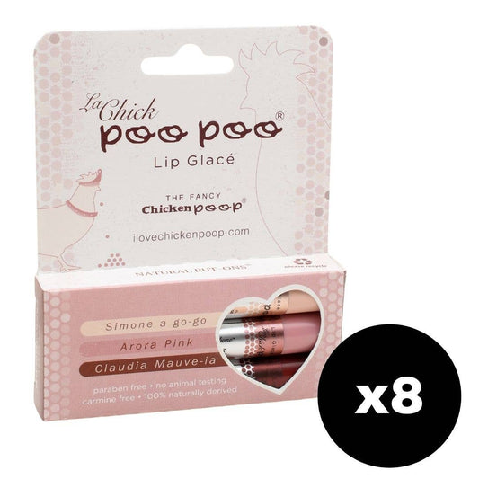 La Chick Poo Poo® Shimmer Lip Balm Trio