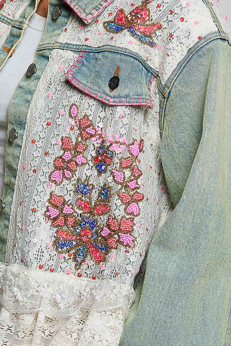 The Incredible Beaded Jean Jacket