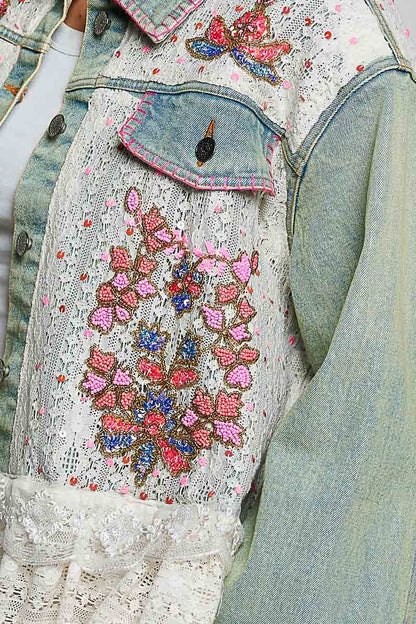The Incredible Beaded Jean Jacket